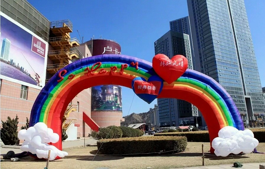 福州彩虹充气拱门